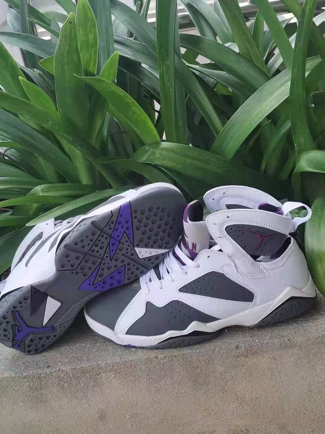 2021 Air Jordan 7 OG Grey Purple